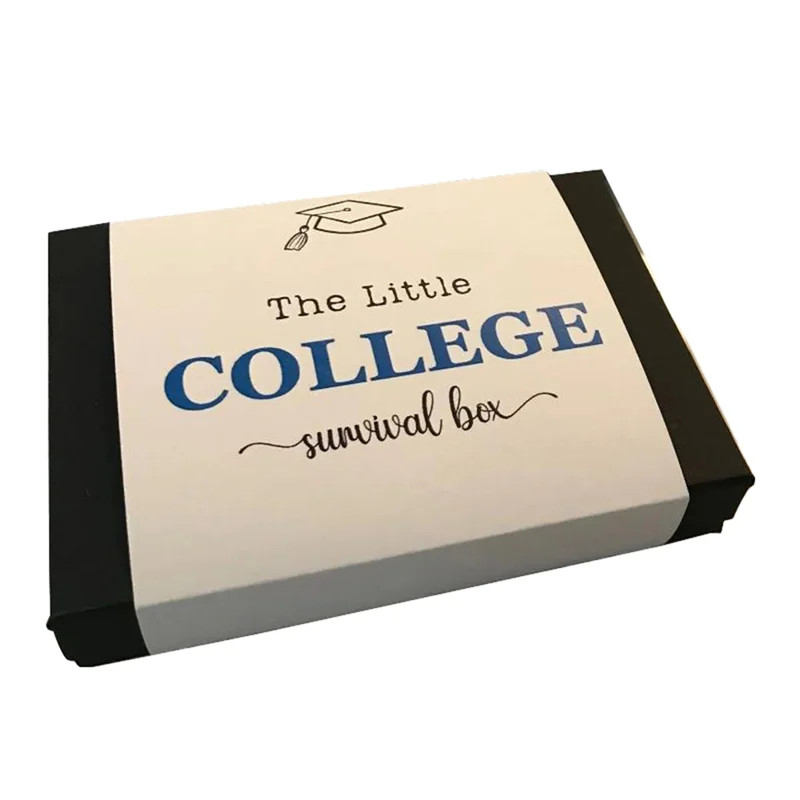 College Gift Card Care Package, College Gift Card Book, Care Package, High School Graduation Gift, Durable White & Blue