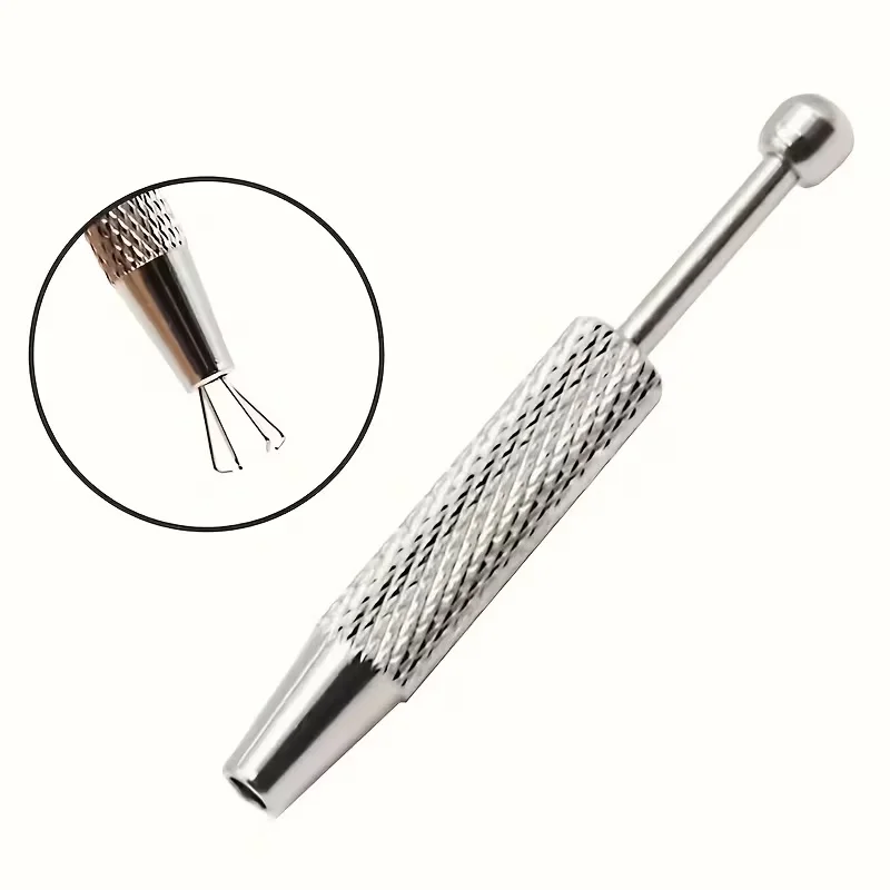 Präzisionspinzette mit 4 Klauen für die Schmuckherstellung, Löten und Reparatur, Metallwerkzeug mit ergonomischem Griff – Detail 3