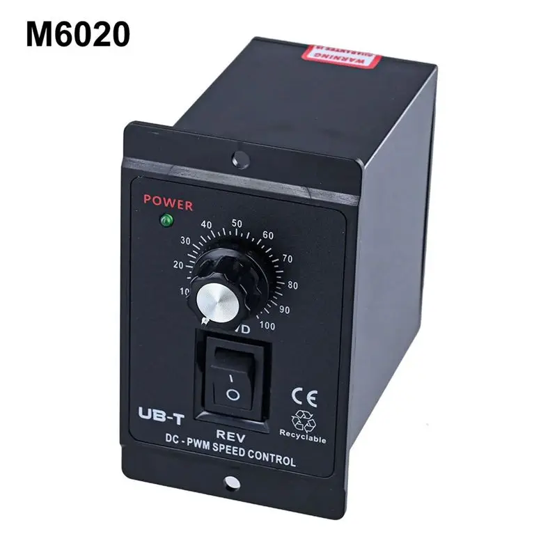 PWM 레귤레이터용 DC 브러시 모터 속도 컨트롤러용 12V-60V 20A 전기 장비 액세서리 M6020