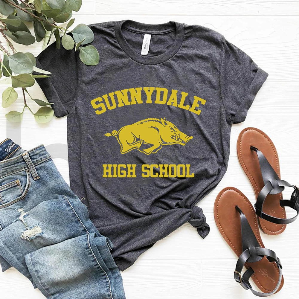 Sunnydale High School Shirt Buffy The Vampire Slayer T-shirt Vintage Sunnydale High Varsity Tee Unisex Short Sleeve Hipster Tops 5