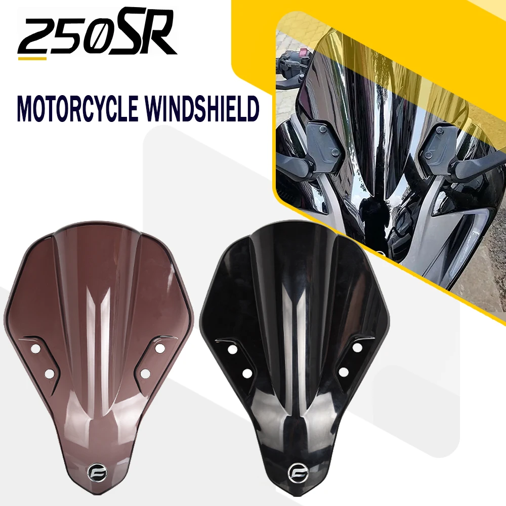 

FOR CFMOTO 250SR 300SR MY22 250 300 SR 2019-2023 2022 2021 Motorcycle Front Windshield WindScreen Deflector Wind Shield Screen