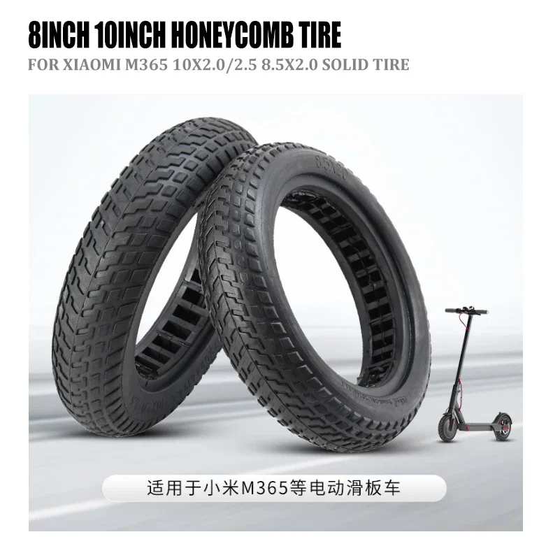 

8/10 Inch 10 X 2.0/2.5 8.5X2.0 Solid Tire Damping Tyres Electric Scooter Tyre For Xiaomi M365 Pro