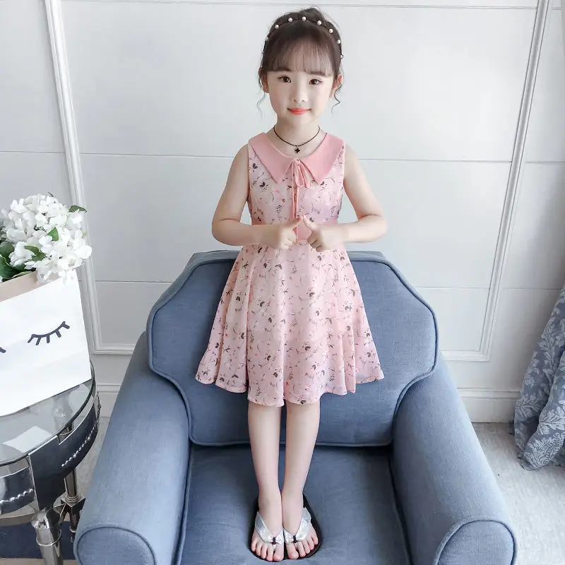 

Summer Girls Dress 12 Children's Clothing Elegant Dress for Girl 9 Student Fashion Dresses 8 Kids 7 Years Old Girl Floral Dress