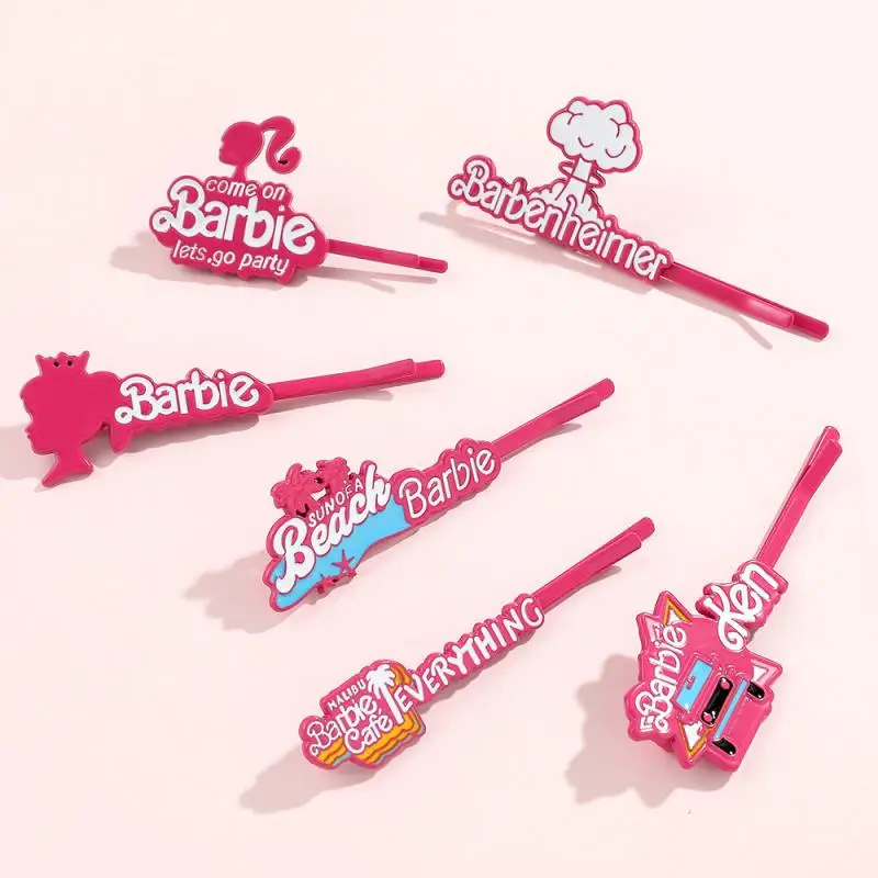 Cartoon Anime Barbie Style Kawaii Hairpin Sweet Cool Hairpin Princess Hairpin Barbie Clip Con Una Sola Parola Clip Laterale Cute Bangs Clip