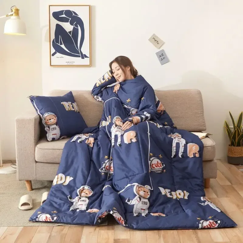 Multi-functional Lazy Person Quilt Cushion That Is Anti-kicked and Worn on The Body 6