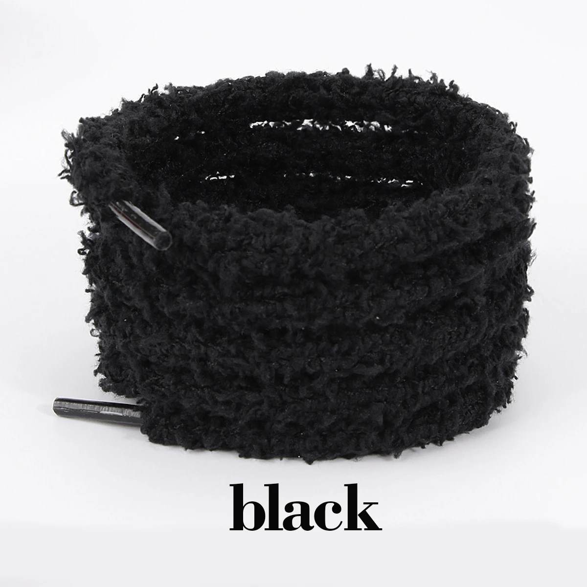 Lacets Plats En Peluche Doux - 1,5 Cm De Large, 120 Cm De Long - Pour Baskets, Bottes, Chaussures