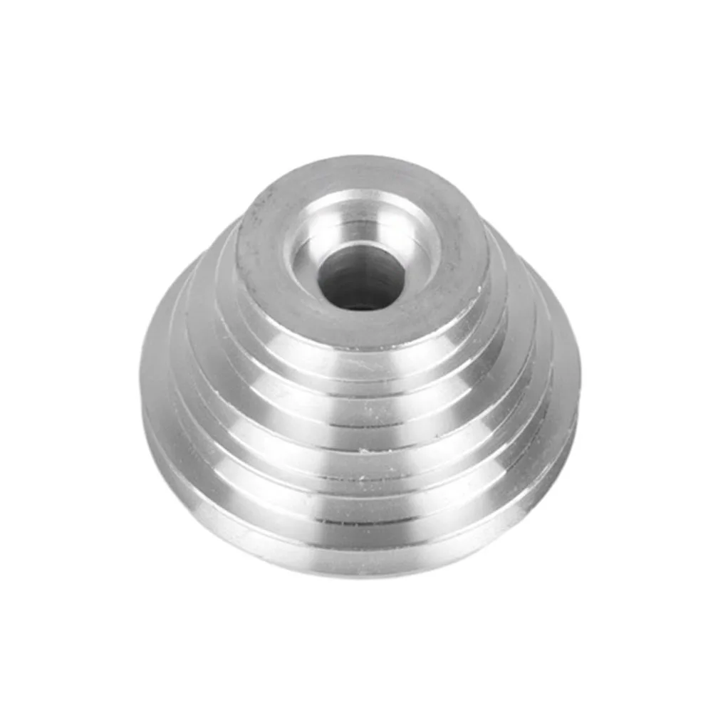 1pcs Pagoda Pulley Wheel Aluminum Transmission Wheel For Benchtop Drill Press Z4116 Size 14mm 18mm 21mm For V-shaped Pulley