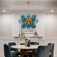 Nouveau Chambre d'enfant Chambre Designer Lustre En Verre Moderne Minimalement Salon Restaurant Lampe Suspendue Décor À La Maison Lumière LED 2