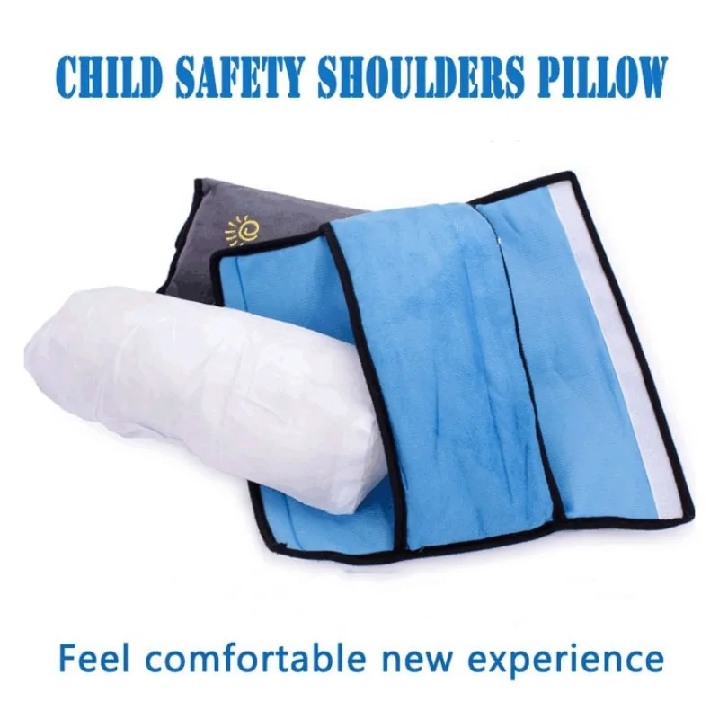 Car Safety Seat Belt Pillow Head Supports Protection For Children auto seat head support head protection pillow