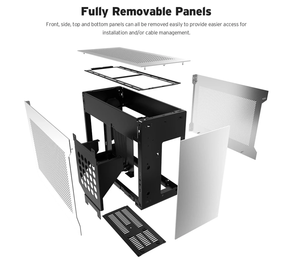 Lian-Li A4-H2O Mini ITX Computer Case PCIe 4.0 Support 240 CPU AIO Cooling pc case pc chassis computer chassis frame mini itx desktop case
