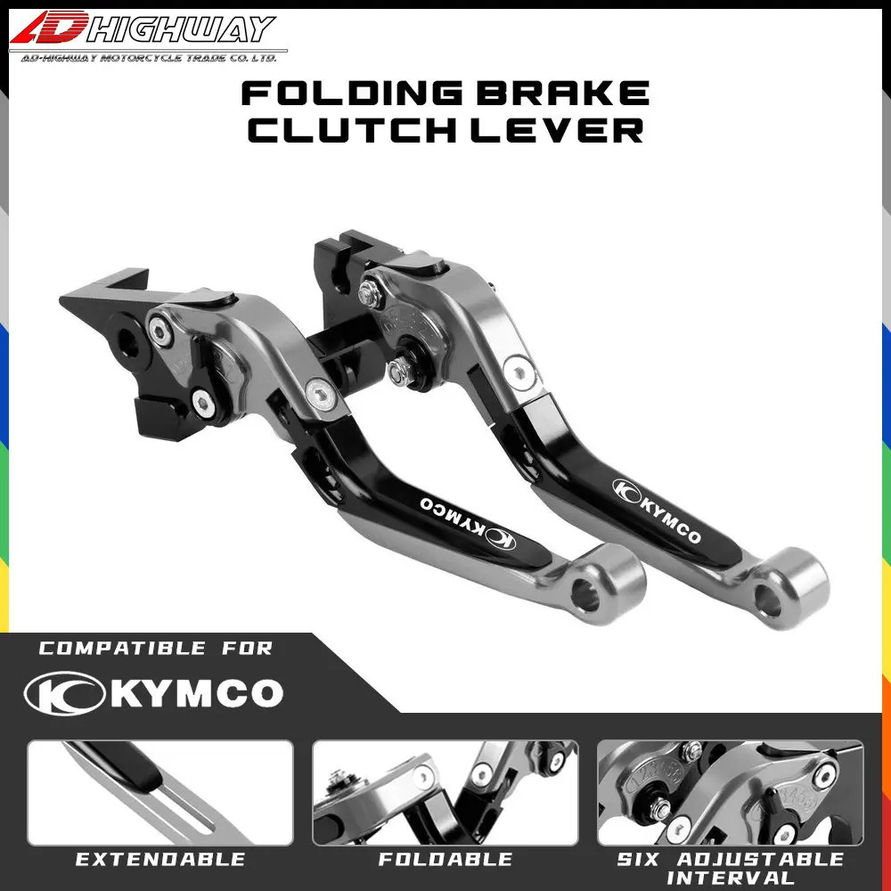 

CNC Aluminum Brake Handle Bar Lever Extendable Folding Adjustable Brake Clutch Levers For KYMCO X CITANDO 500 2016-2017