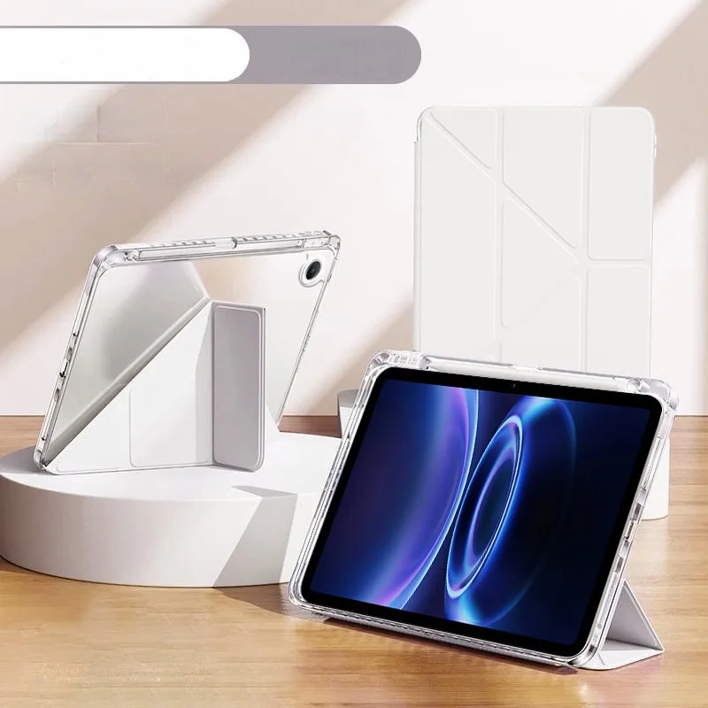 Premium Folding Stand Magnetic Leather Case with Pen Slot