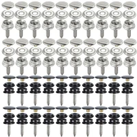 60pcs 15mm Snap Fastener Stainless Canvas Capos Screw Tent Marine Boat Canvas Cover Tools Socket Buttons Car Canopy Accessories 1