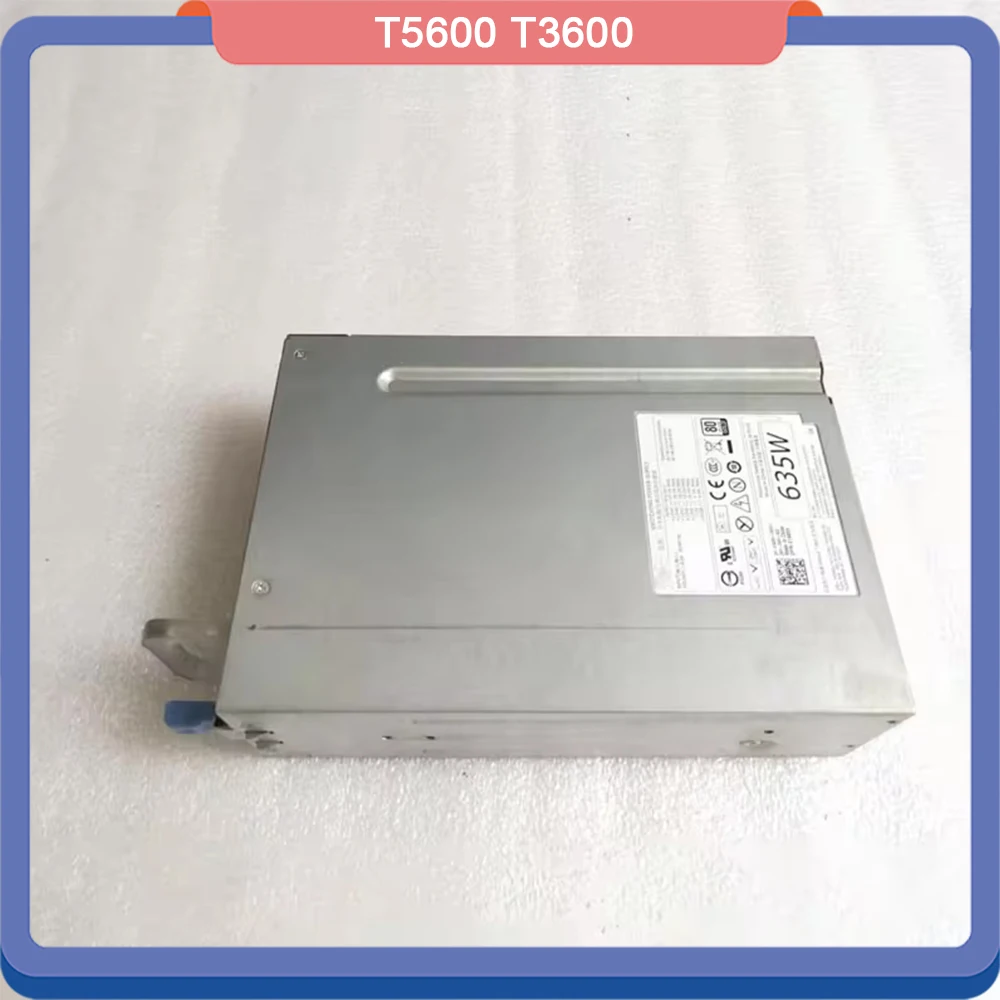 For Workstation Power Supply for T5600 T3600 NVC7F D635EF 00 635W 100 Tested Before Shipping