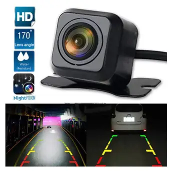 Telecamera per retromarcia per auto Visione notturna HD universale Backup Ampio inverso IP68 Impermeabile HD Angolo di parcheggio Immagine a colori 170 Telecamera T3T0