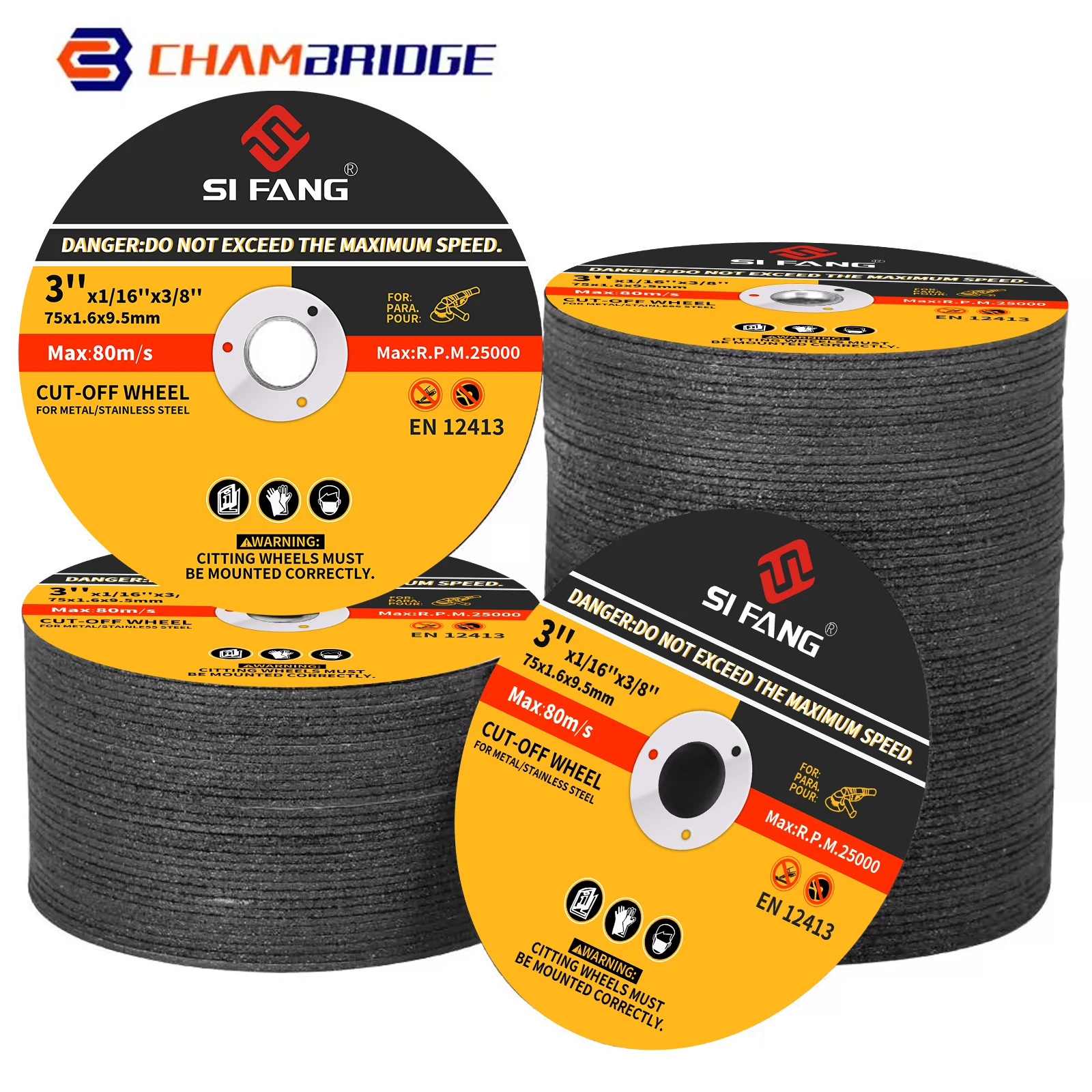 75mmMetalCuttingDiscResinCuttingGrindingWheelForAngleGrinding