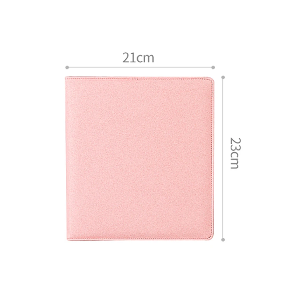 Leather notebook Budget binder notebook Photo cards album PU leather 3ring glitter binder refillable 4&times;6 10&times;15