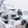 Happyflute 120*110CM  Muslin Swaddle For Newborn Bamboo Cotton Summer Blanket Bed Comforter Cute Baby Blankets 3