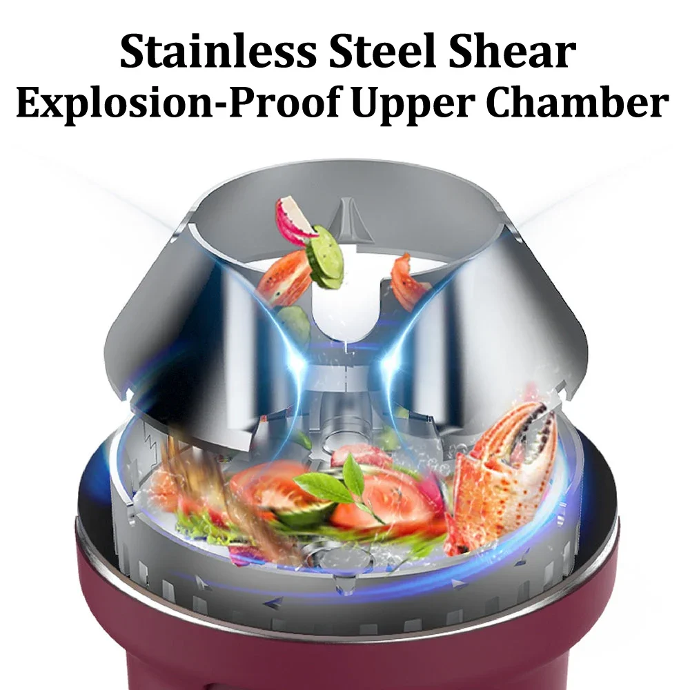 Kitchen Waste Disposal Waste Shredder Machine For Kitchen Sink AC Motor Batch Food Disposers 5