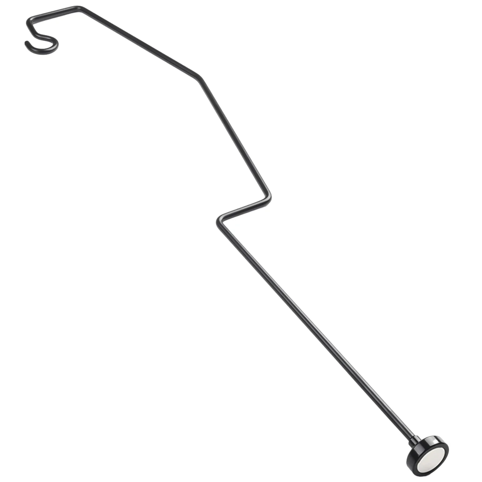 Table Light Stand Lamp Hanger Lamp Post Lantern Pole Light Fixing Rack Lightweight Magnetic Portable Black Camping