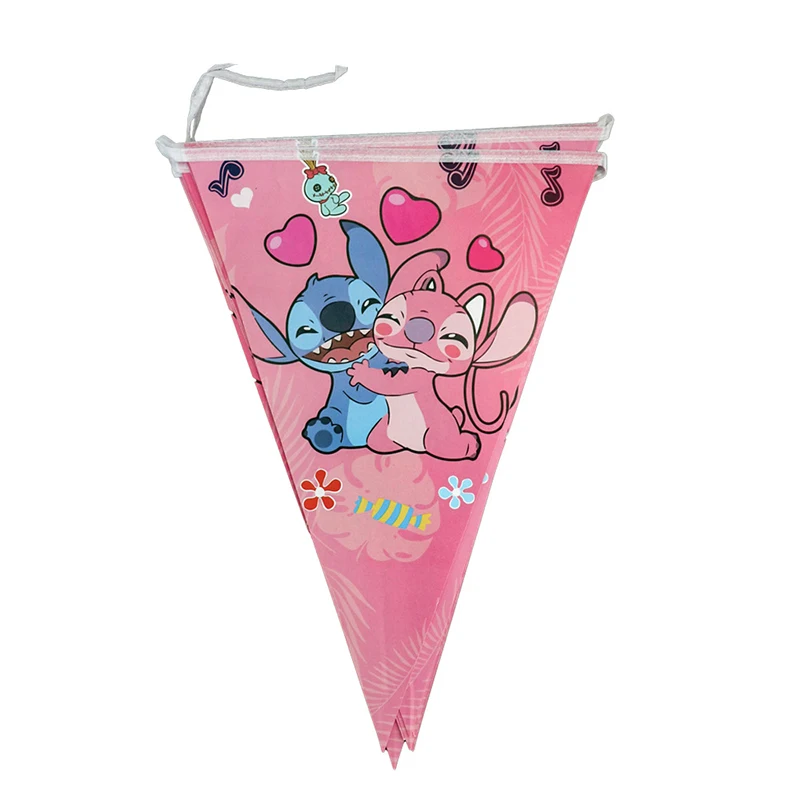 Birthday Party Supplies Disney Lilo & Stitch Birthday Decoration Party Decor Tableware Tablecloth Paper Cup Plate Backdrop Balloons Supplies Kids Favor