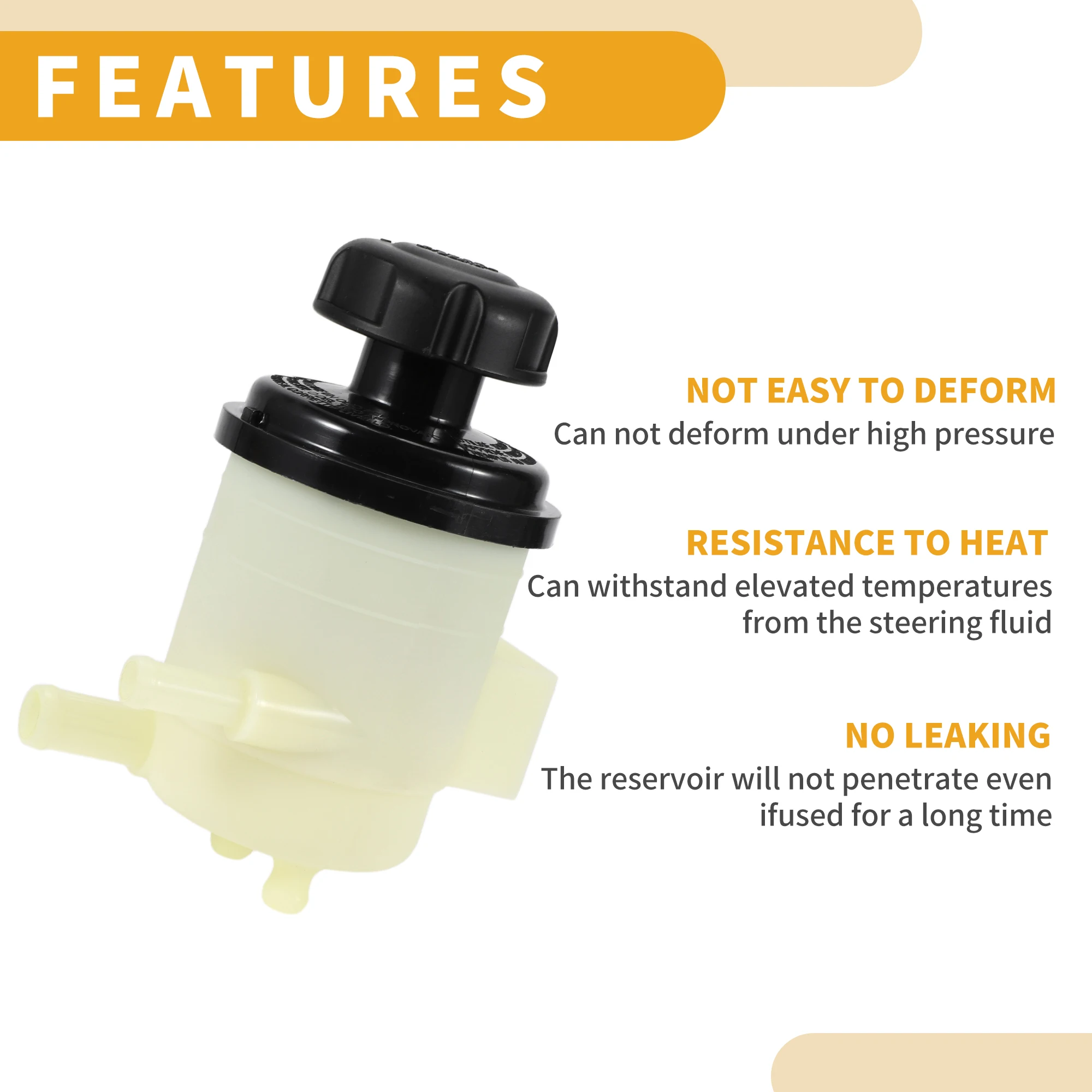 UXCELL Automotive Power Steering Reservoir No.5717638000 for Hyundai Sonata 1999 2000 2001 2002 2003 2004 2005
