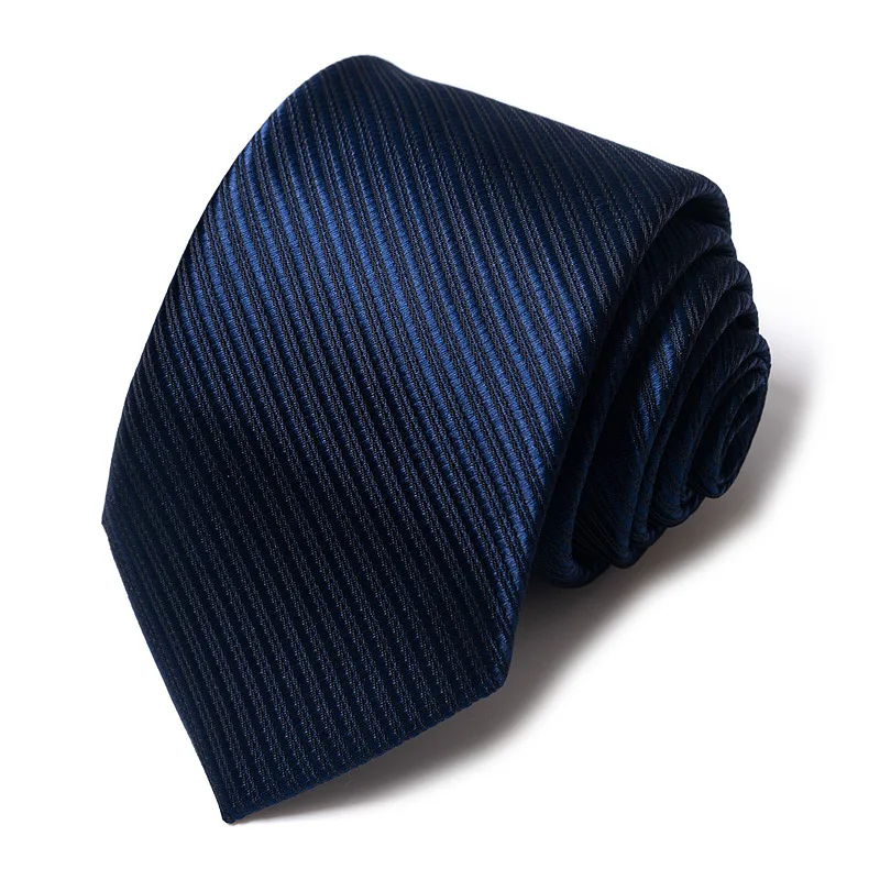 Blue Striped Men’s Necktie 2