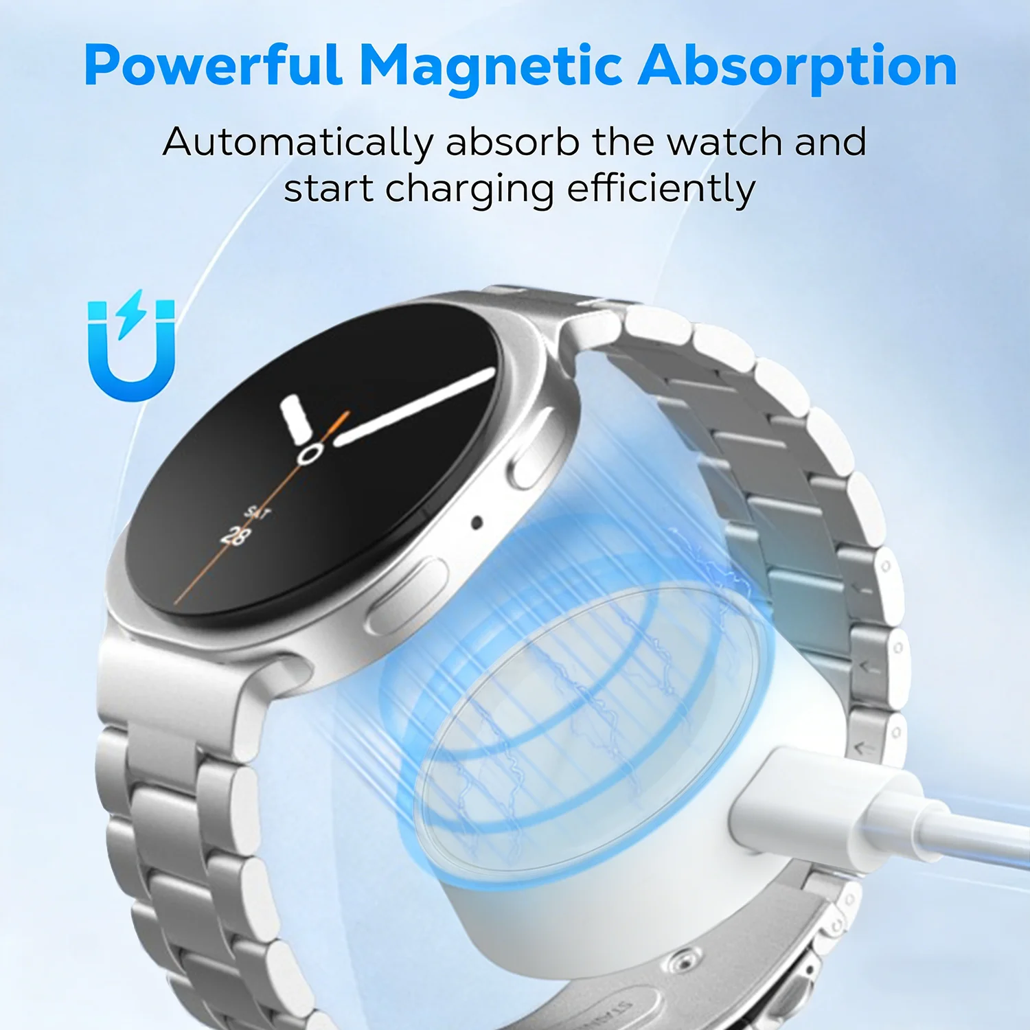 Magnetic Wireless Fast-Charging Dock
