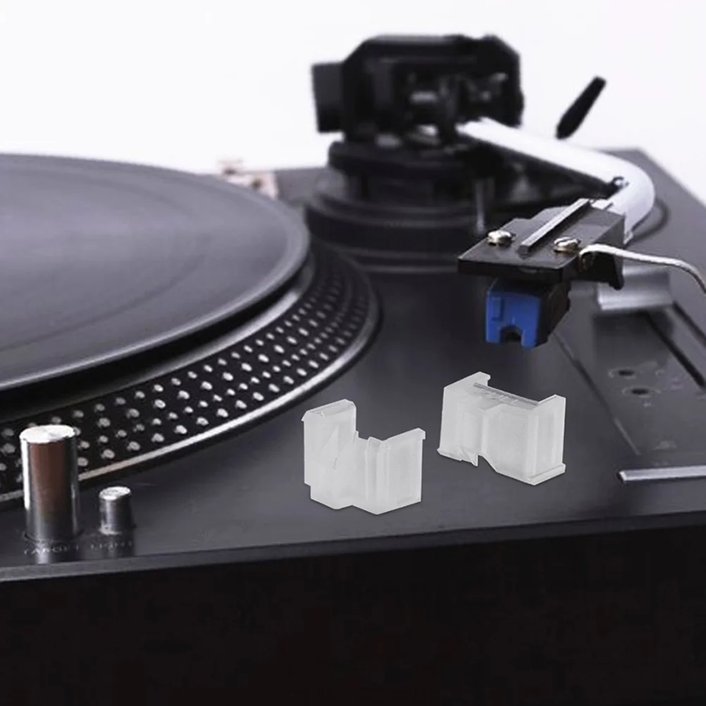 Phonograph needle supplies Stylus Protective Cover Record Needle Turntable Accessories Protector for Player Pickup Plastic Replacement Dust