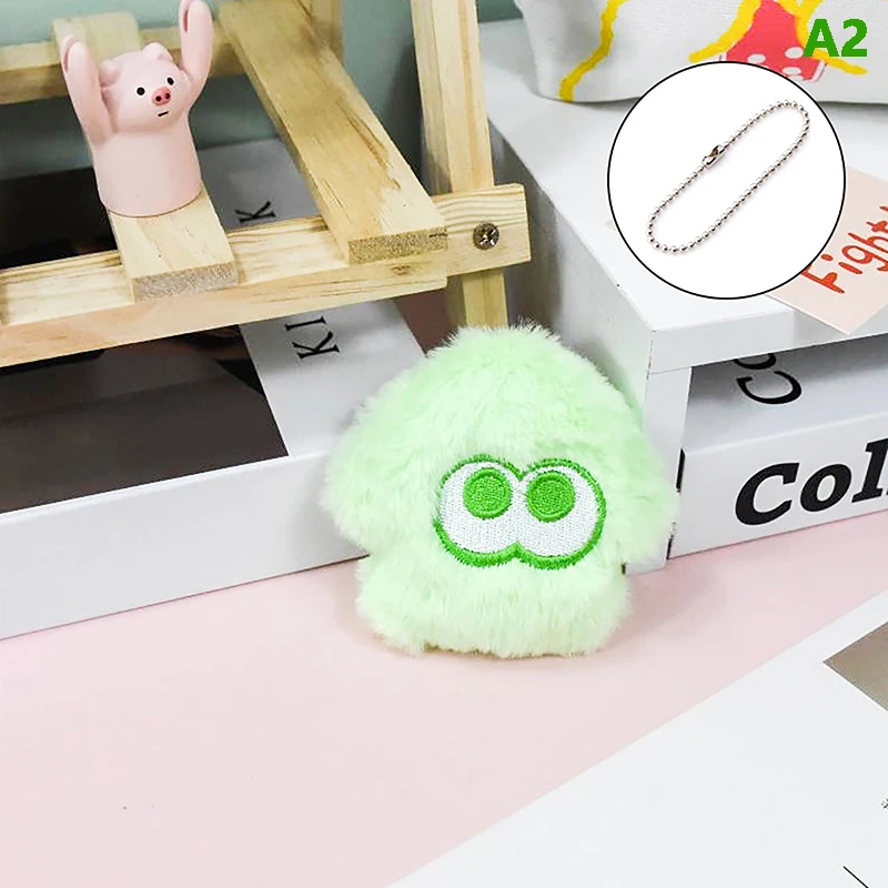 Splatoon インクリングぬいぐるみキーホルダーアニメオレンジ赤