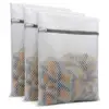 Laundry Bag Zippe Washing Machines Dirty Reusable Lingerie Coarse Net Mesh Basket Travel Shoes Bras Bag Basket Clothes Organizer 1