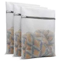 Laundry Bag Zippe Washing Machines Dirty Reusable Lingerie Coarse Net Mesh Basket Travel Shoes Bras Bag Basket Clothes Organizer 1