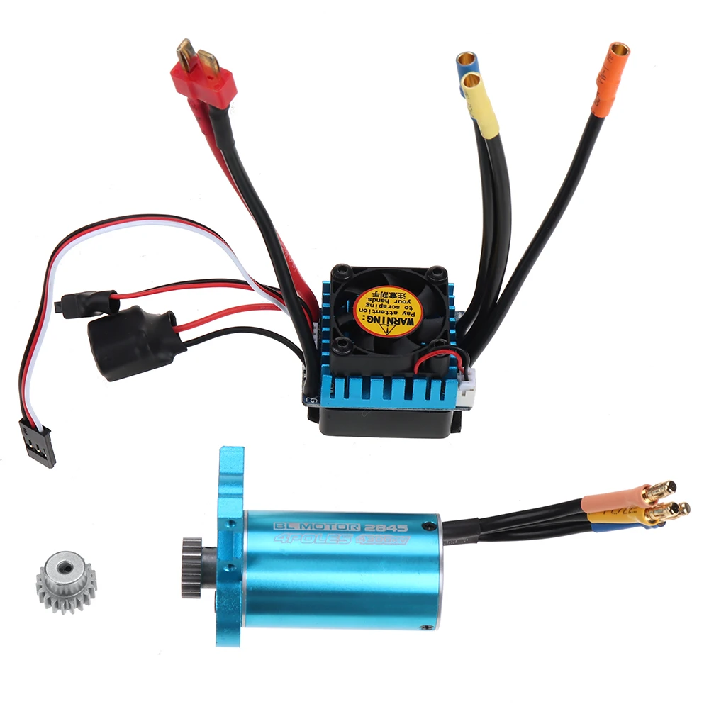 Wltoys 업그레이드 브러시리스 2845, 4300KV 모터, 45A ESC, 19T, 0.7M 피니언 기어, 예비 부품