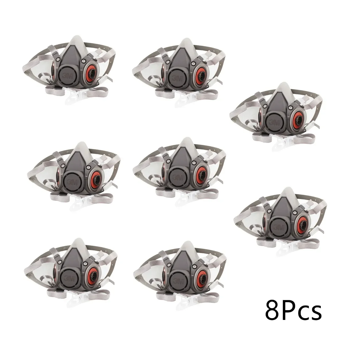 

8 шт. 6200 полумаска для тела для украшения распылителя краски химический респиратор защита токсичный паровой фильтр многоразовая респираторная маска