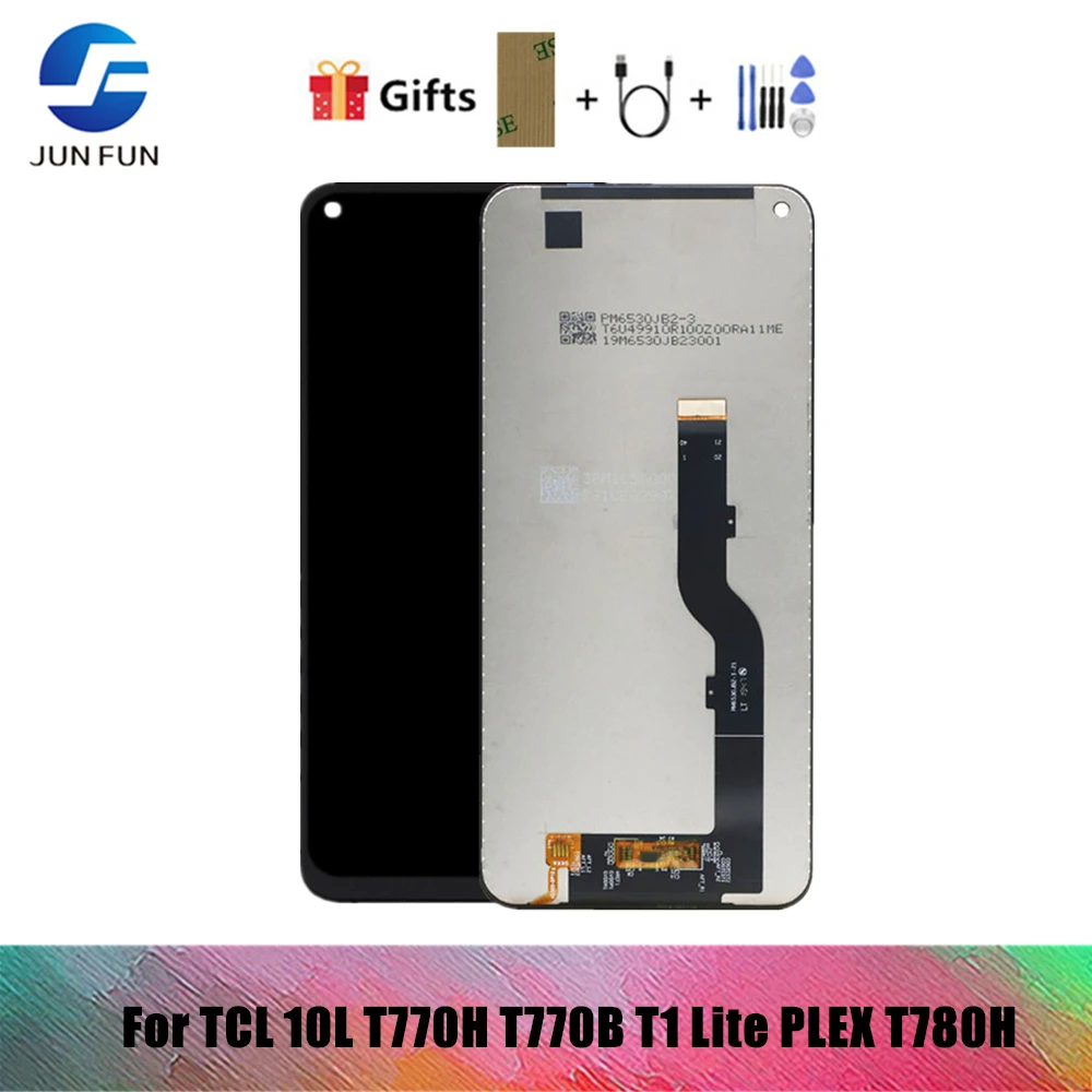 

For TCL 10L T770H T770B T1 Lite PLEX T780H 6.53 inch LCD Touch Screen Display Digitizer Assembly Replacement Parts