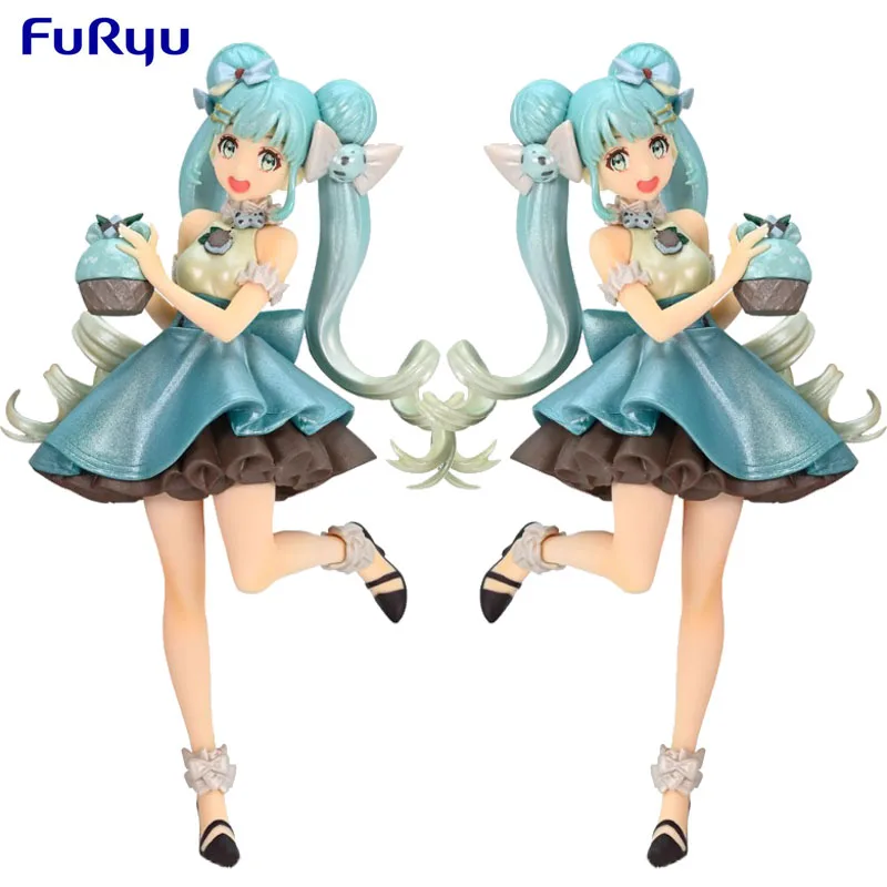 

Фигурка плюшевого шоколада Hatsune Miku FuRyu, фигурка героя аниме, игрушки для детей, подарок на день рождения
