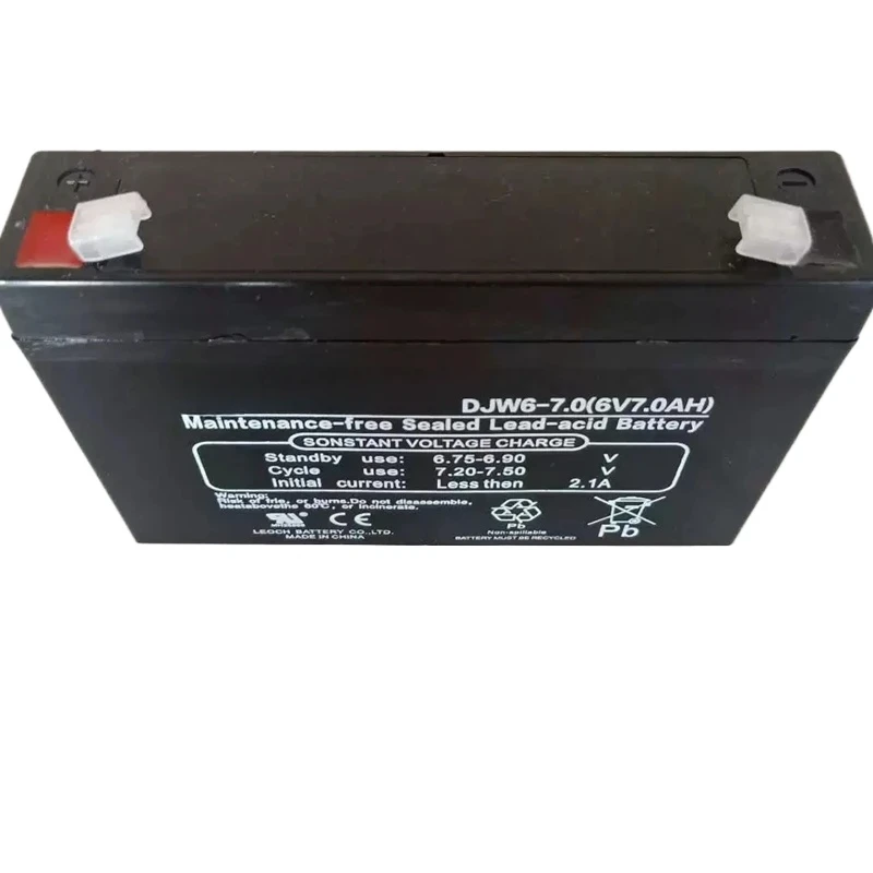 DJW6-7 6V 7.0AH Storage Battery Maintenance Free for Electric Vehicles 6V7AH Baby Stroller Battery