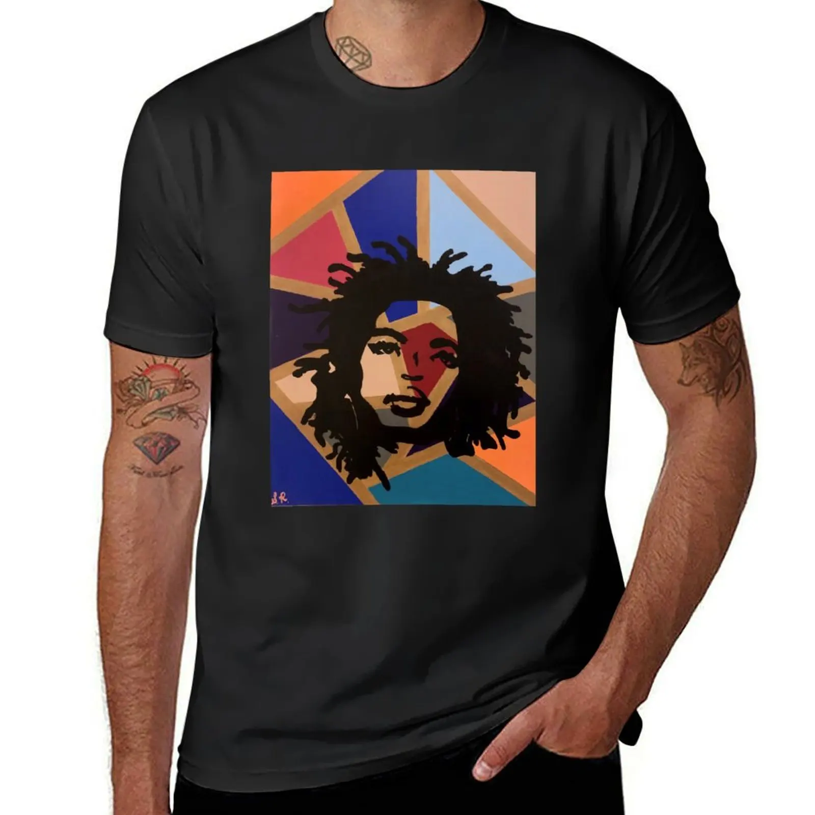 Lauryn Hill T-Shirt summer tops sports fans heavyweights sweat clothes for men