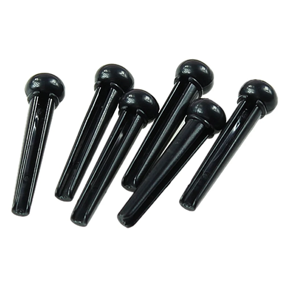 

1 Set Acoustic Guitar Bridge Pins Saddle Nut Parts 1*Guitar saddle X 1* Guitar Nut X 6* Guitar Bridge Pins (Black)