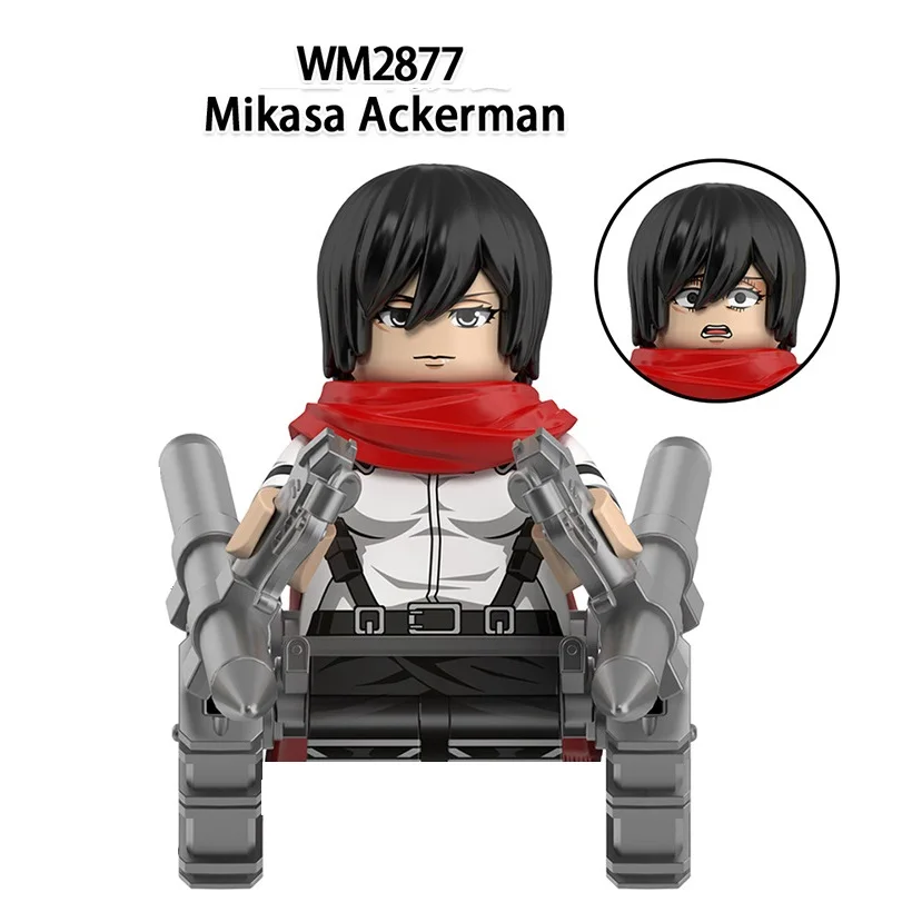 Attack on Titan Building Blocks: Mini Action Figures Set