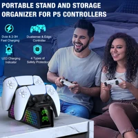 Bee's Nest For PS5/PS5 Slim/PS5 PRO BEBONCOOL FC401 Dual Fast Controller Charger For PS5 DualSense/DualSense Edge Gamepad - Image 6