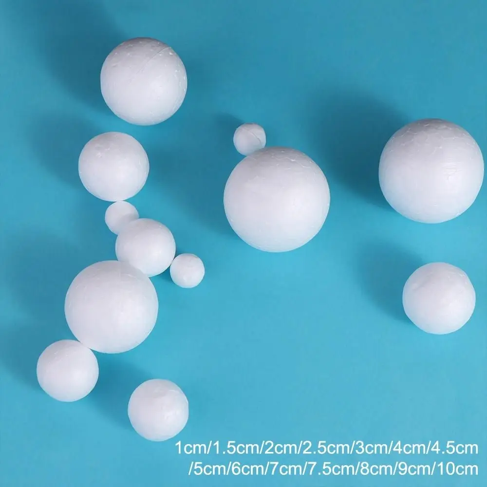 DIY Supplies Mini Foam Balls White Polystyrene Christmas Balls Round Christmas Ornaments Wedding christmas tree ornaments styrofoam balls foam balls