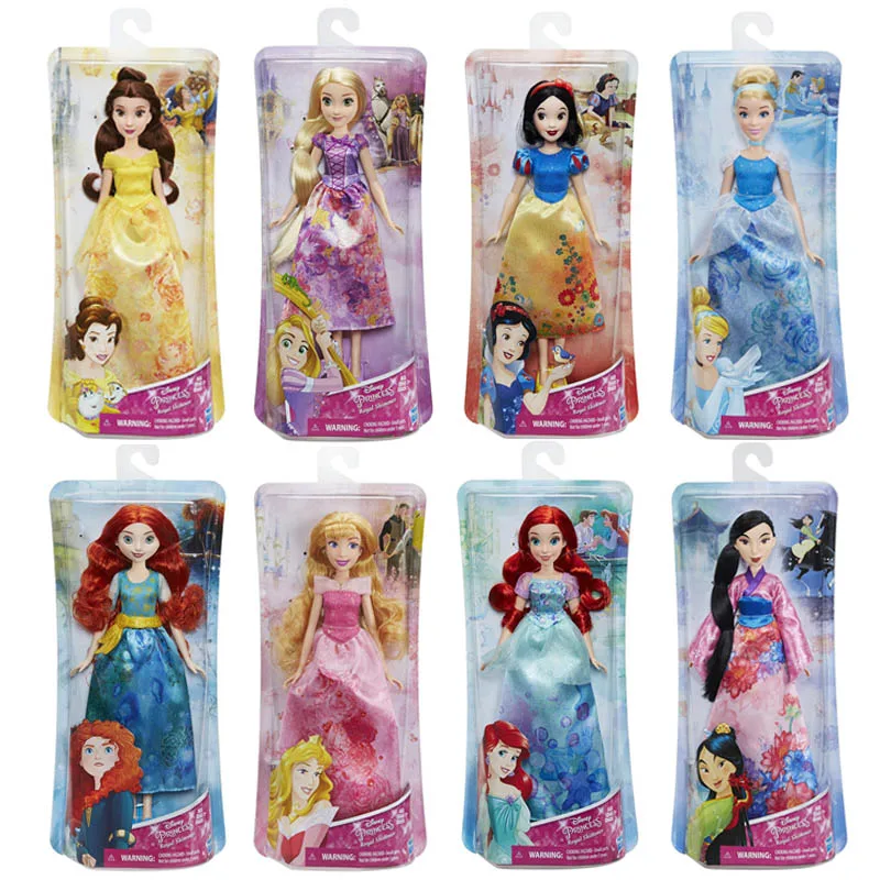 Hasbro Quality Product Classic Toy Series Snow White Aurora Ariel Belle Jasmine Dolls Model Accompanying Toys