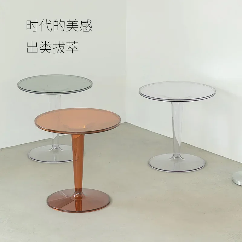 Nordic Transparent Acrylic Table Creative Crystal Acrylic Coffee for Living Room Furniture Small for Bed Side