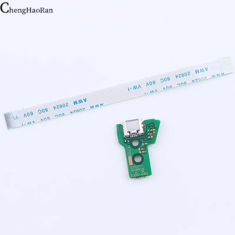 【Top-rated】 ChengHaoRan 2PCS For PS4 3-in-1 Charging Pad PS4 Game Console Controller Charging Interface Cable Repair Accessories.