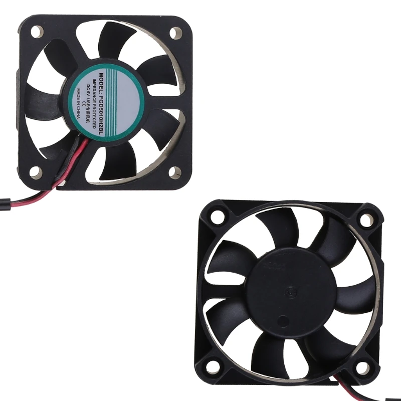 5V 0.1A 냉각 팬용 G5AA FGD5010H2BL 조용한 GPU 쿨러 노트북 쿨러 슬림 휴대용 USB 전원 50x50x10mm