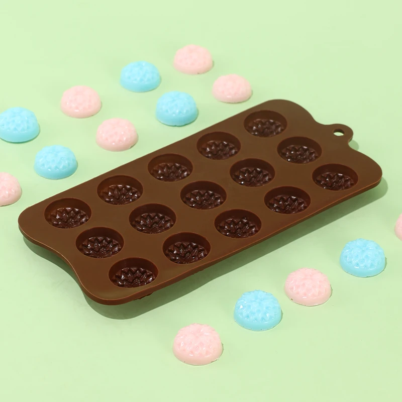 1PCS Silicone Mold 15 Cells Chocolate Mold 3D Fondant Patisserie