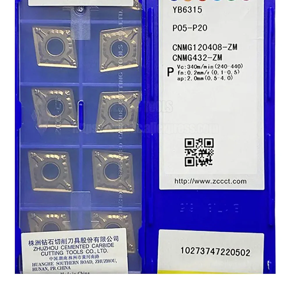 

ZCC CNC Alloy Blade YB6315 CNMG120408-ZM