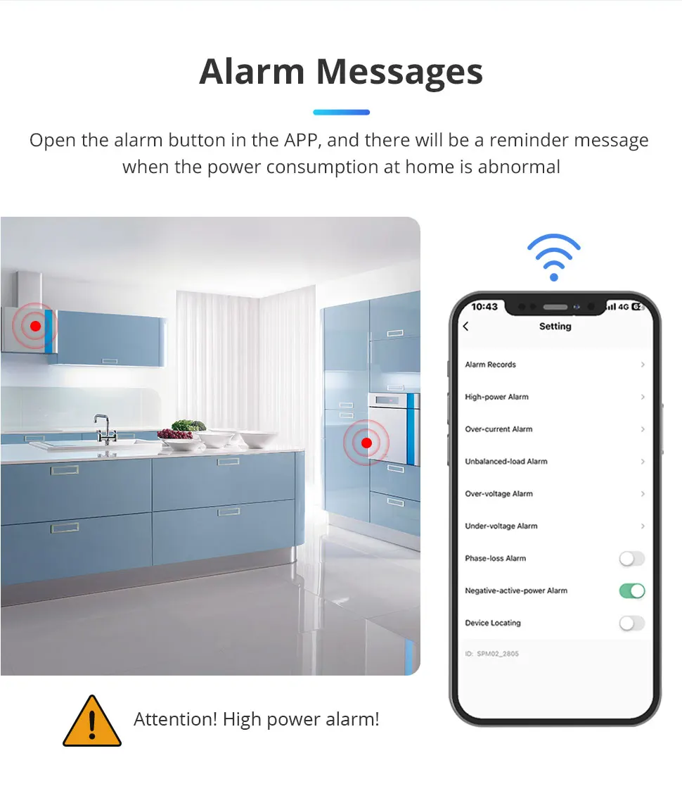 Monitoramento de Energia, Sensor de Alarme, Smart