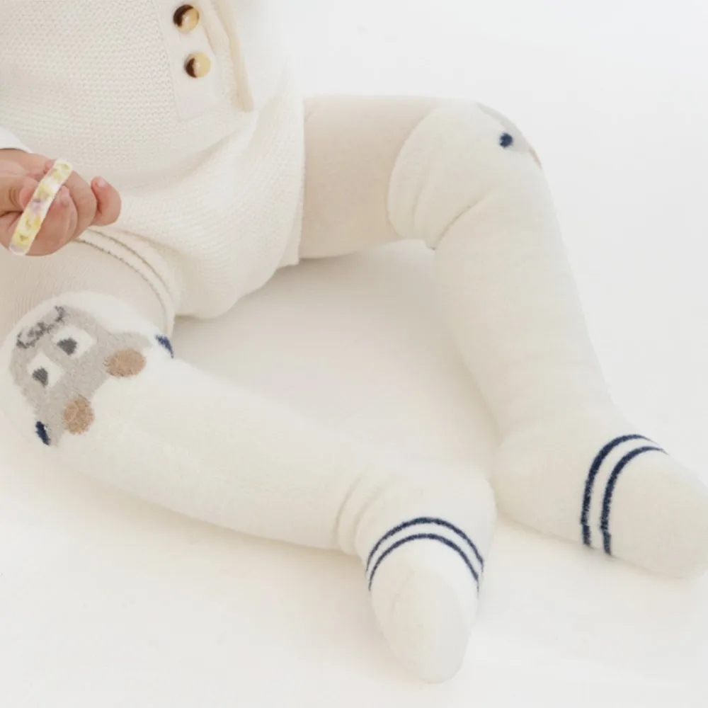 3Pairs Kids Boys Girls Socks Coral Fleece Knee High Long Tube Socks For Girls Bootes Socks Children Leg Warmers Baby Casual Sock